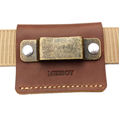 MEEBOY Leather Tool Holder tape measure holder clip tape holder for tool belt