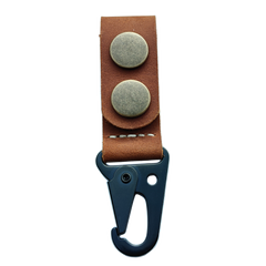 MEEBOY Handmade Leather Key Chains, Carabiner Keys with Double Button