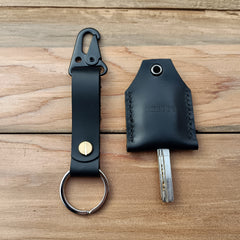 MEEBOY handmade Leather Key Sleeve Key Ring Holder Vintage Cover Stylish Accessories Protective Key Case Cover Key protector