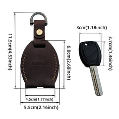 MEEBOY Handmade Key chain Leather   Key Holder Large Case Key sleeve key fob case