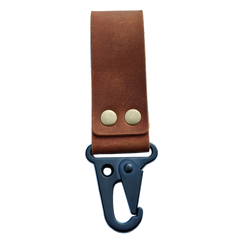MEEBOY Handmade Leather Key Ring Holder, Belt Loop Key Keeper