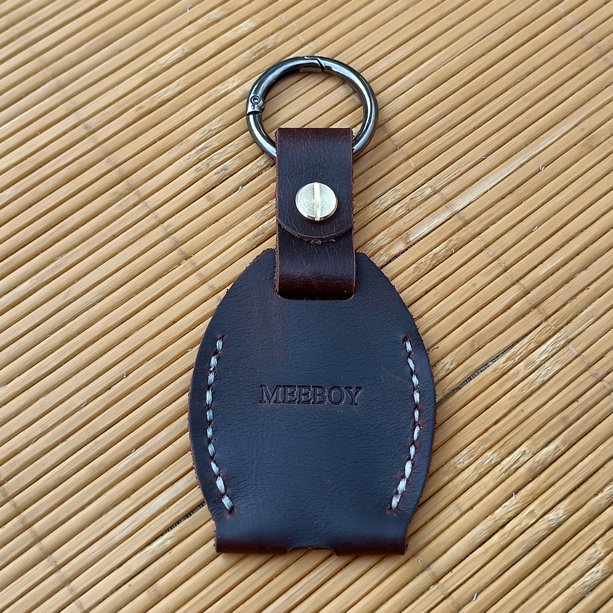 MEEBOY Handmade Key sleeve key fob case Key chain Leather Protective Key Holder Large Capacity Protective Case