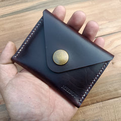 MEEBOY Handmade Leather credit card holder and coin purse,  thin wallet, slim wallet, handmade pouch