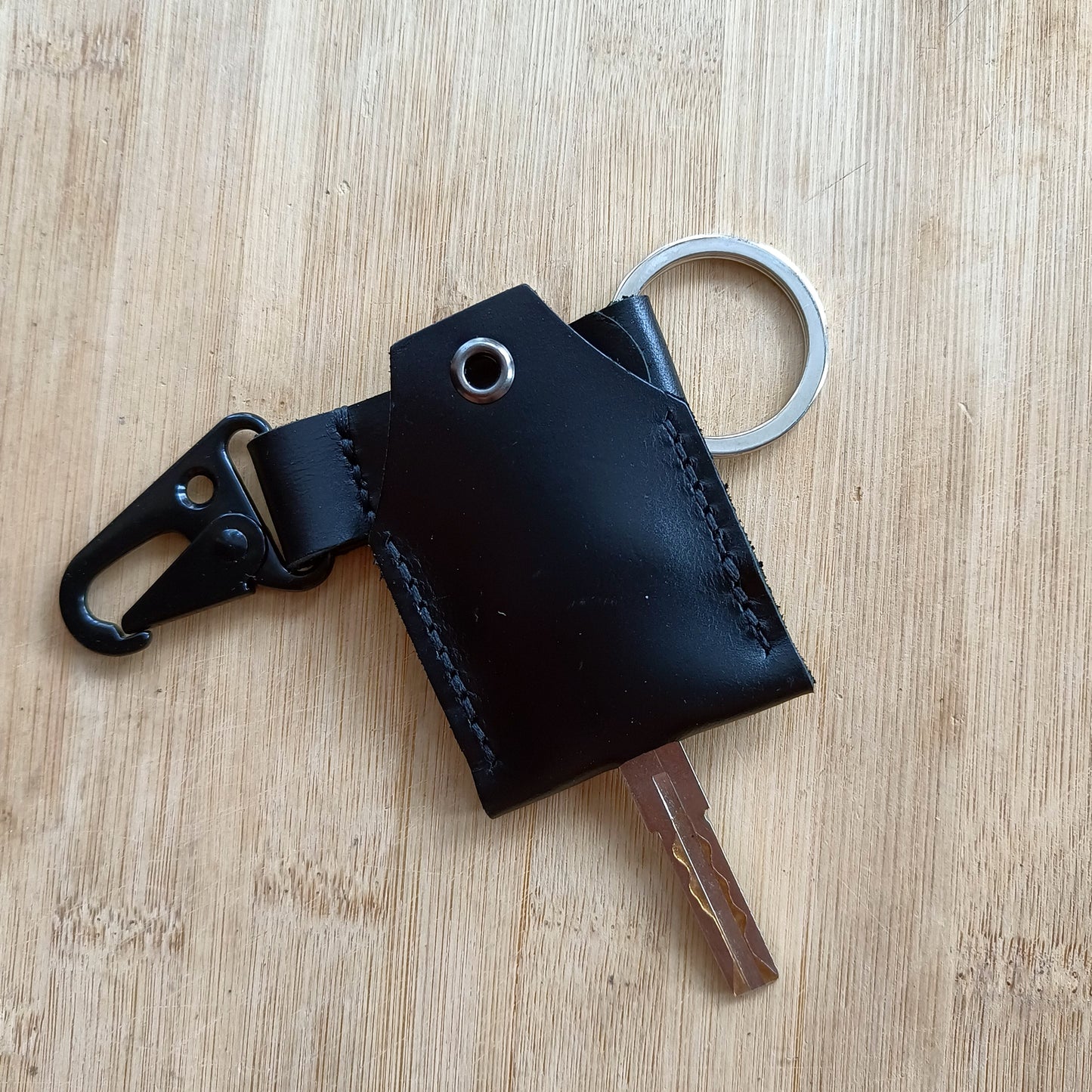 Leather Key Sleeve Key Ring Holder Vintage Cover Protective Key Case Covers Key protector handmade color
