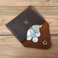 Handmade Business Credit ID Card Case Card holder Pocket  ,Credit Card Holder Slim Wallet Leather front pocket Wallet